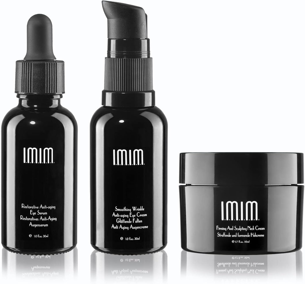 IMIM Skincare Set Gifts Sets-Neck Firming Cream 50ml +Eye Cream 30ml+Anti Aging Eye Serum 30ml