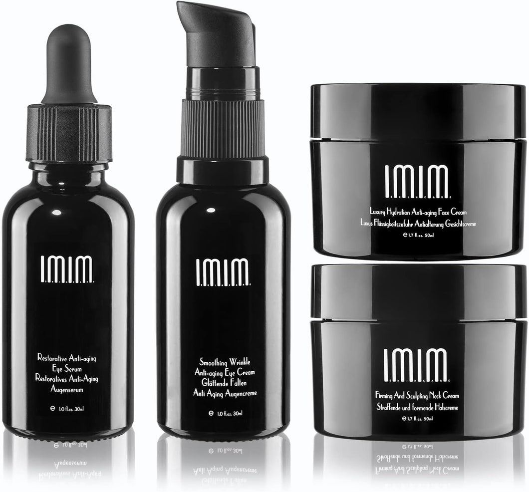 IMIM Skincare Set Gifts Sets - Face Cream 50ml+Neck Firming Cream 50ml +Eye Cream 30ml+Anti Aging Eye Serum 30ml